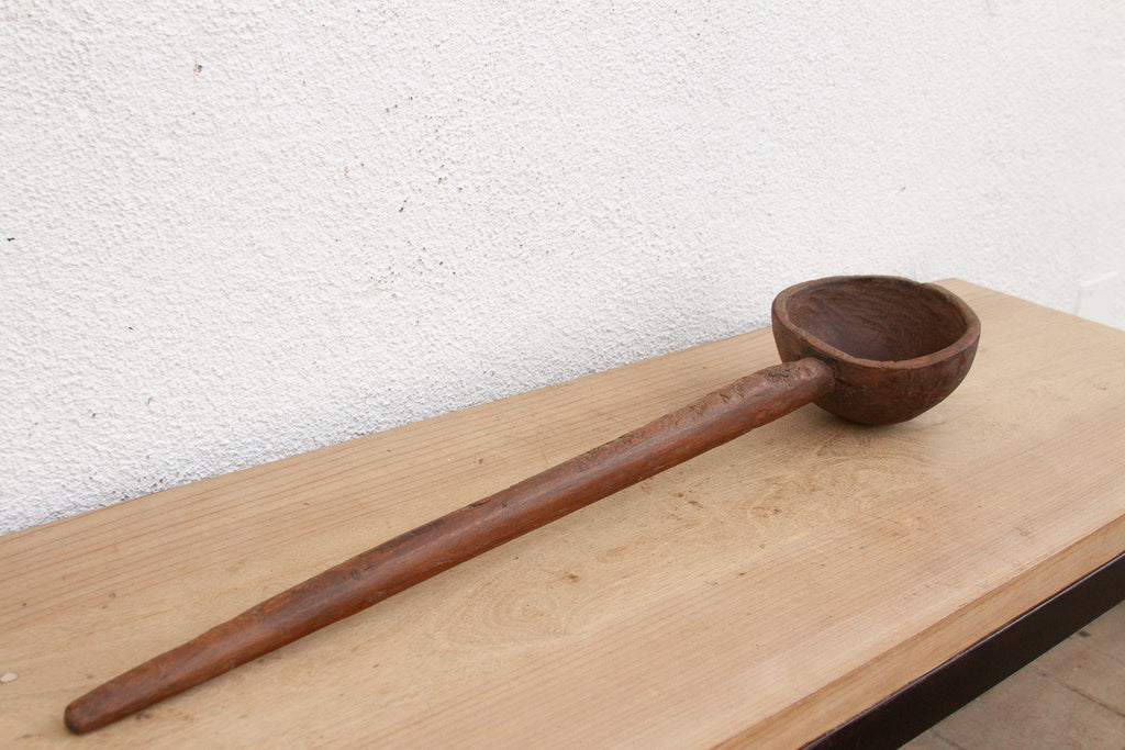 Large Rustic Culinary Wood Spoon