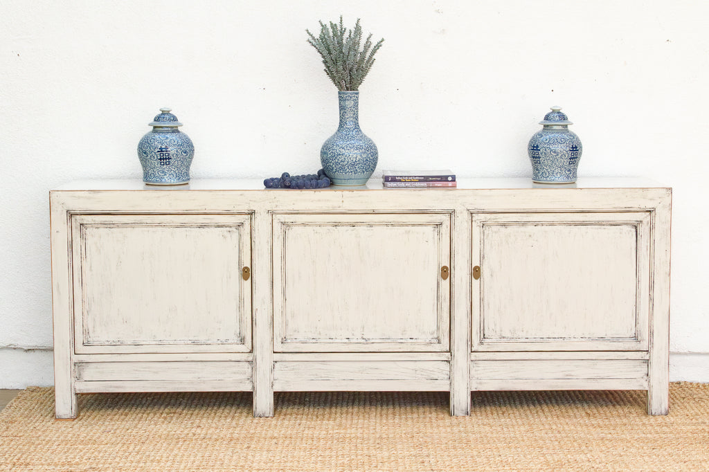 Refined Extra Long Painted Sideboard