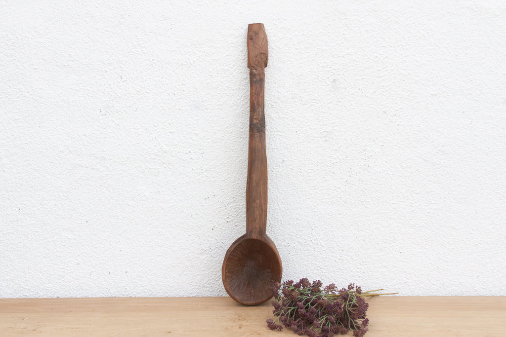Antique Primitive Handle Ladle