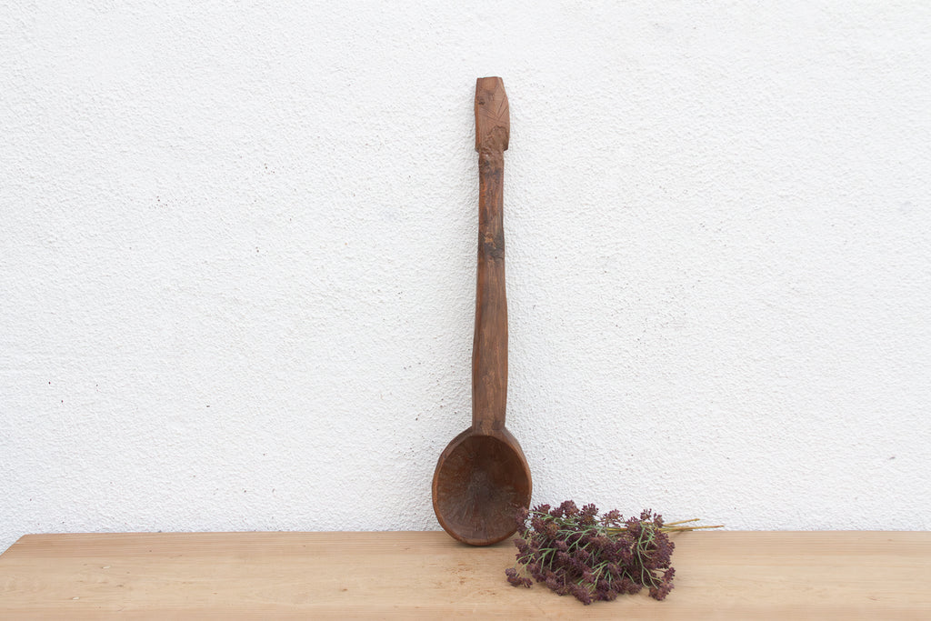 Antique Primitive Handle Ladle
