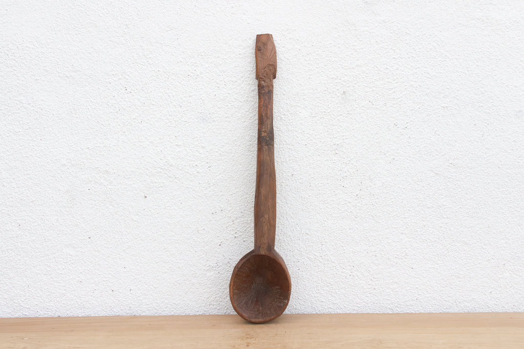 Antique Primitive Handle Ladle