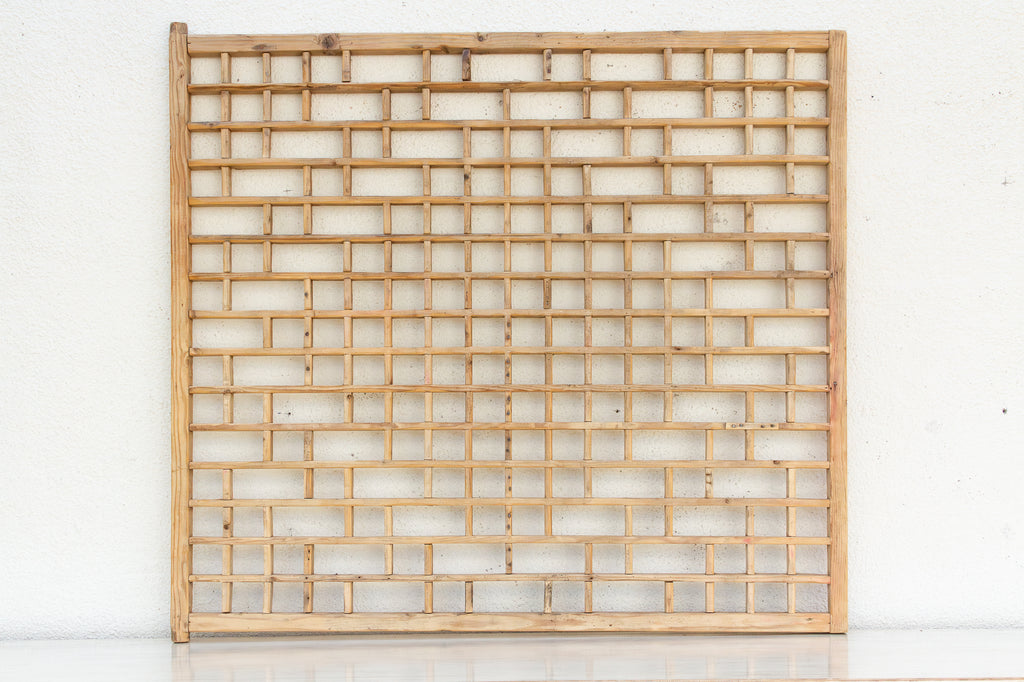 Large Antique Courtyard Window Screen