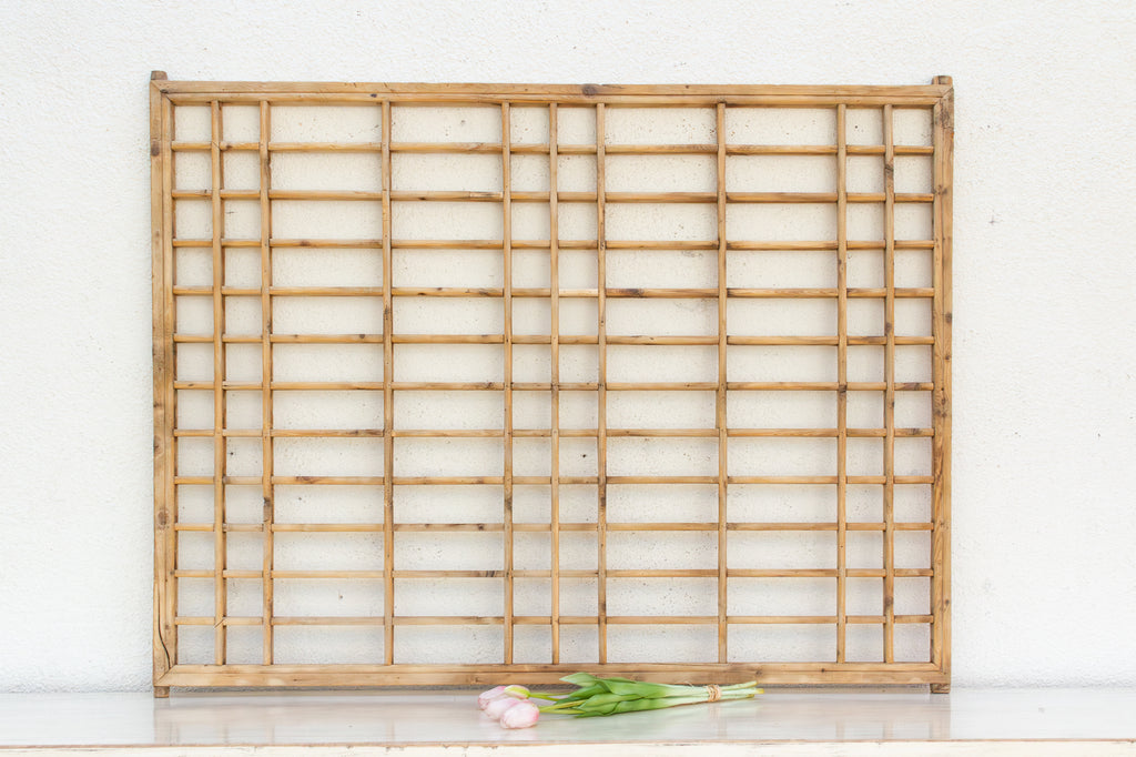 Rustic Asian Antique Architectural Screen