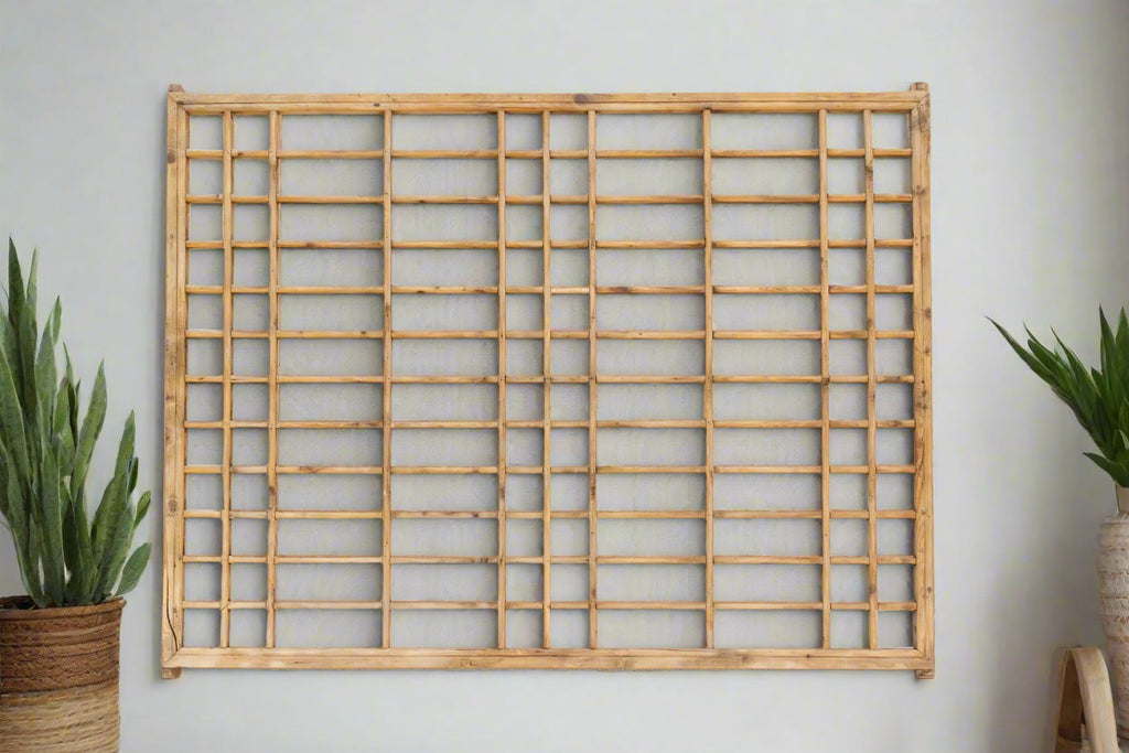 Rustic Asian Antique Architectural Screen