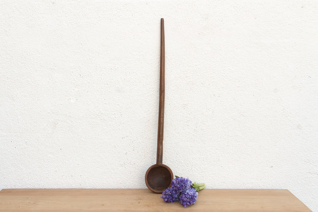 Antique Folk Art Wooden Spoon