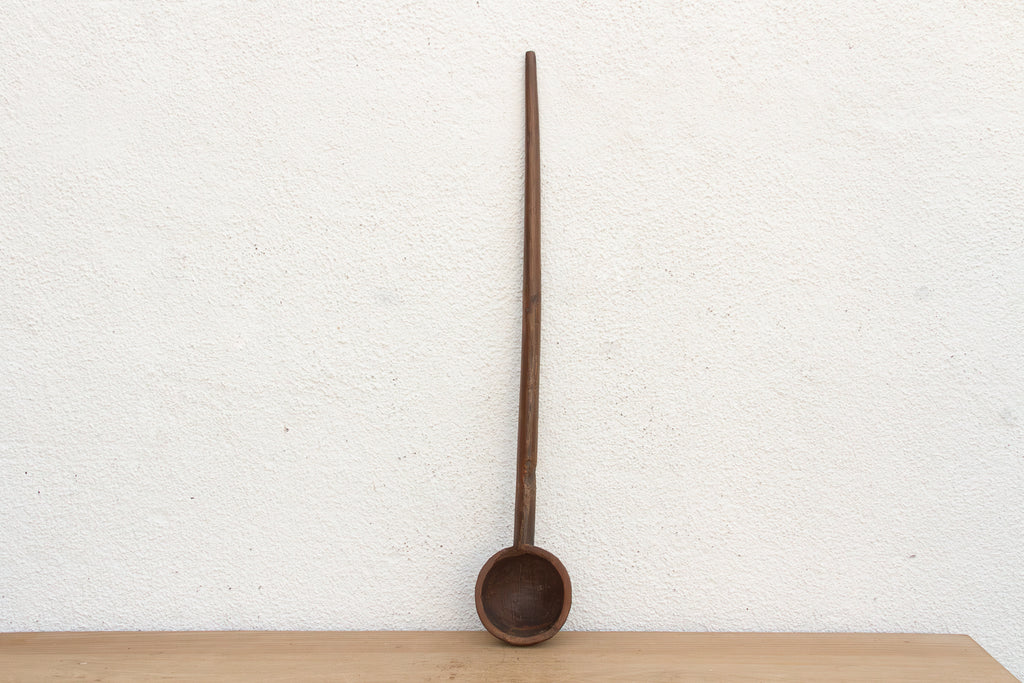 Antique Folk Art Wooden Spoon