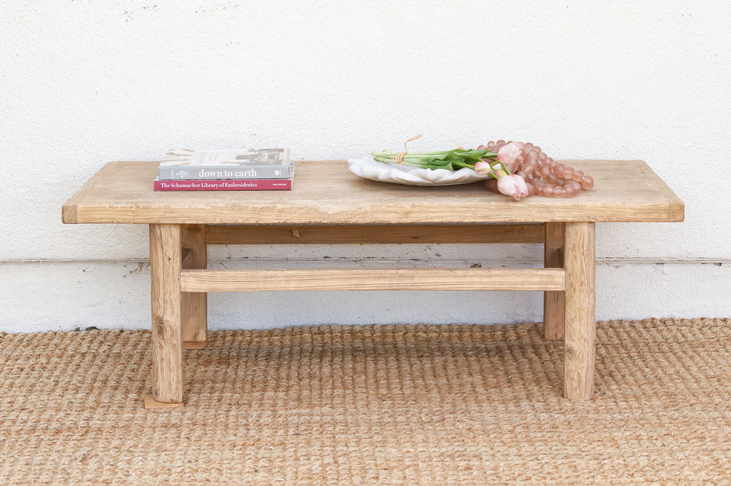 Reclaimed Wood Rustic Minimalist Coffee Table