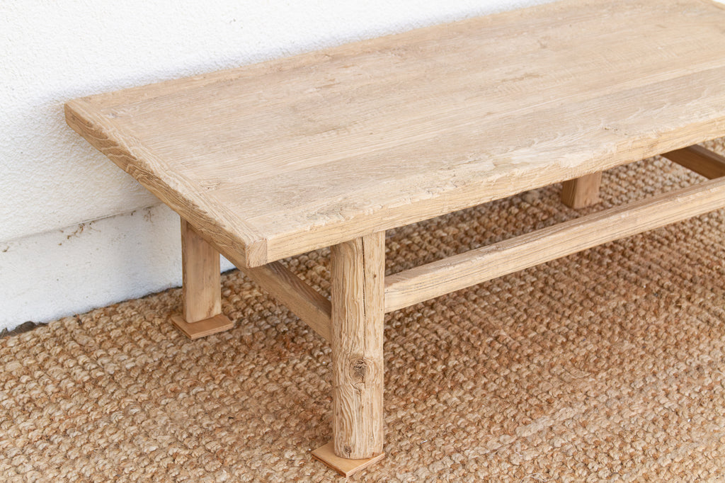 Reclaimed Wood Rustic Minimalist Coffee Table