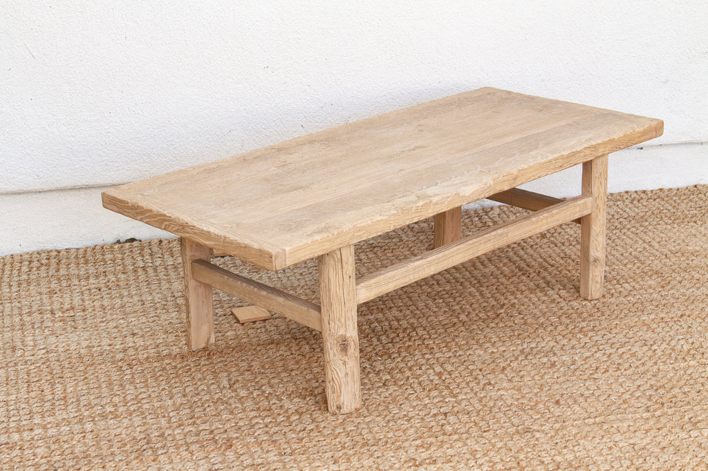 Reclaimed Wood Rustic Minimalist Coffee Table