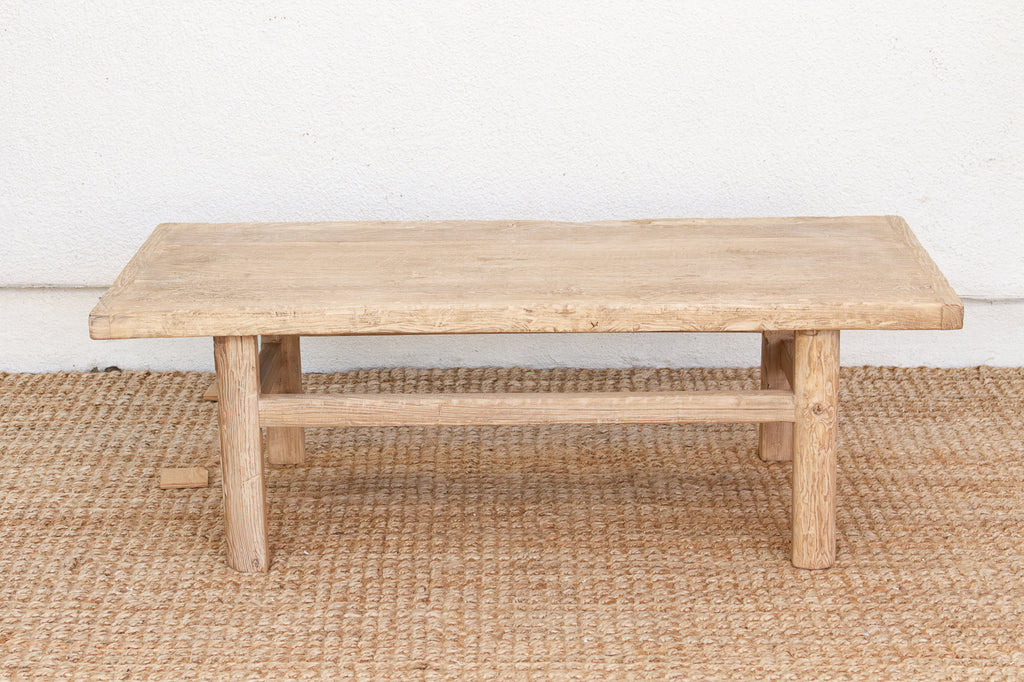 Reclaimed Wood Rustic Minimalist Coffee Table