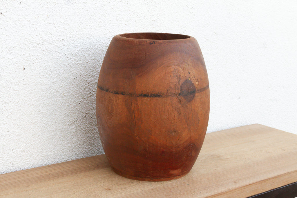 Antique Stenciled Grain Measure Pot