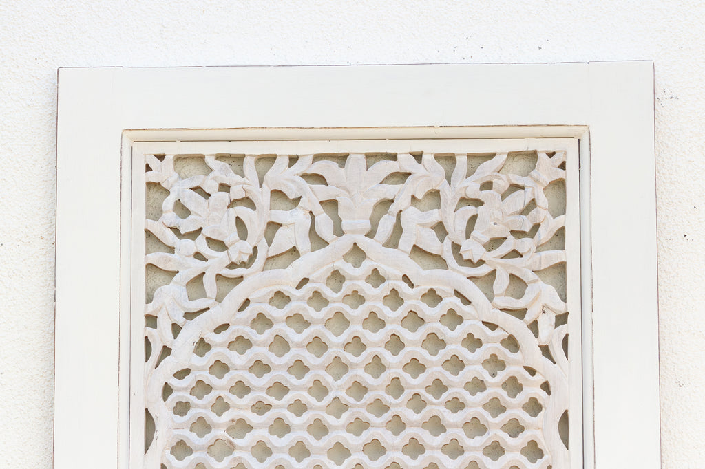 Antique Finely Carved Jali Door Panel