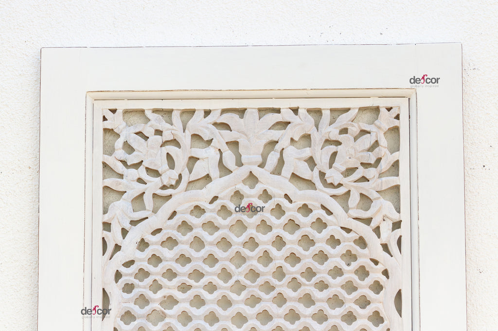 Antique Finely Carved Jali Door Panel (Trade)