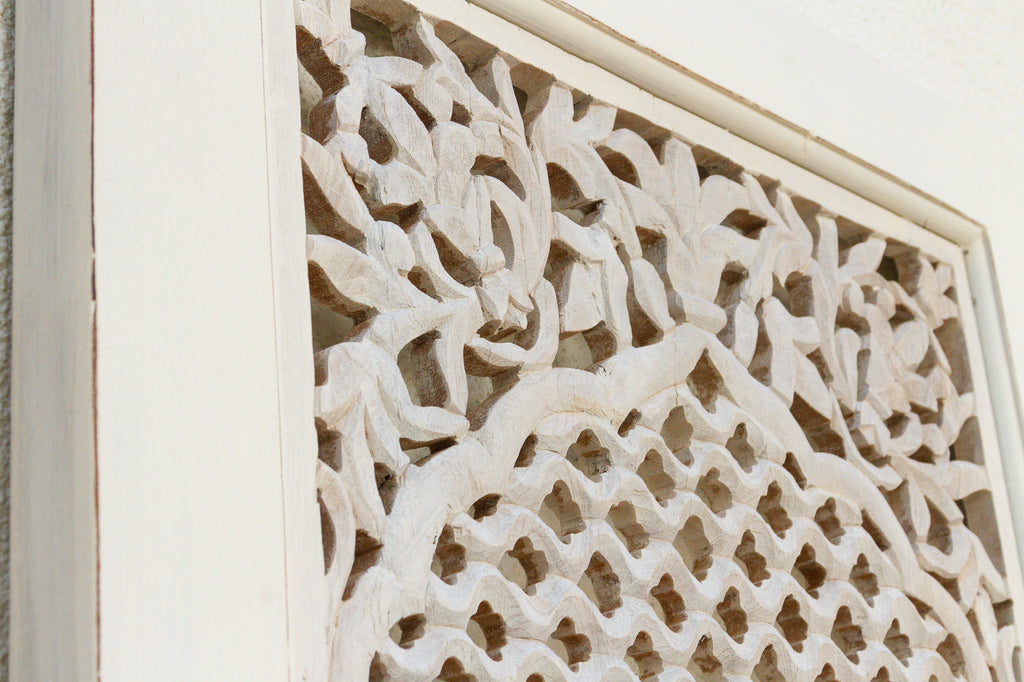 Antique Finely Carved Jali Door Panel