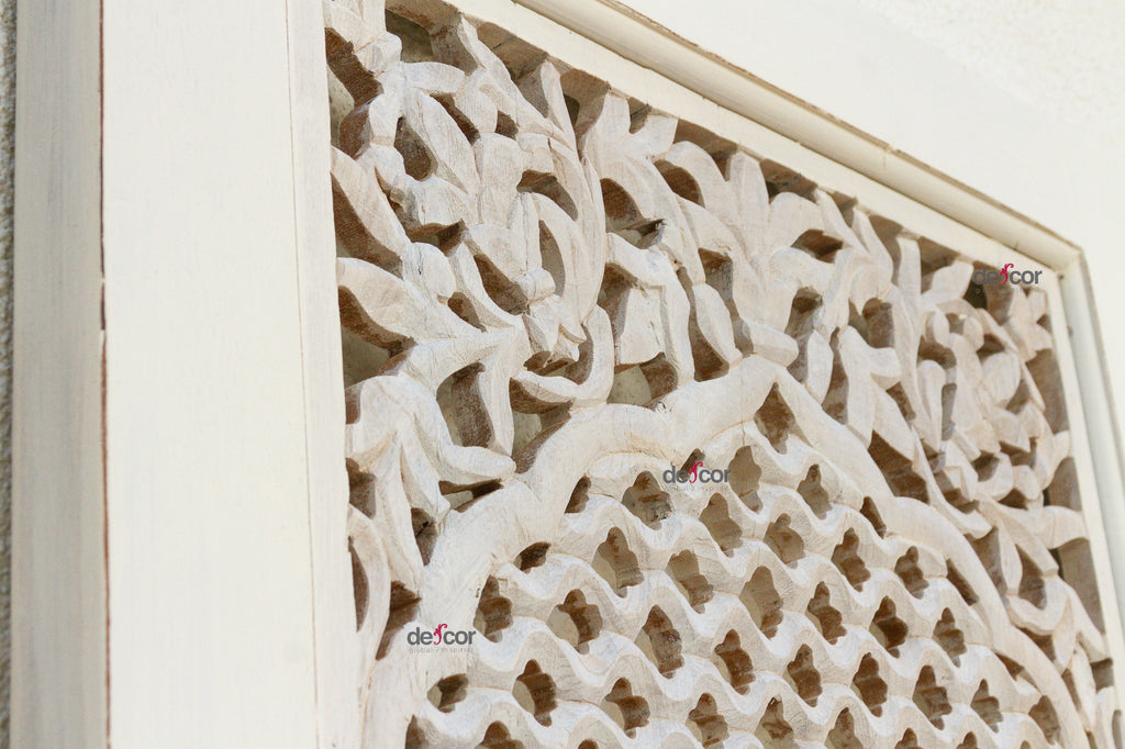 Antique Finely Carved Jali Door Panel