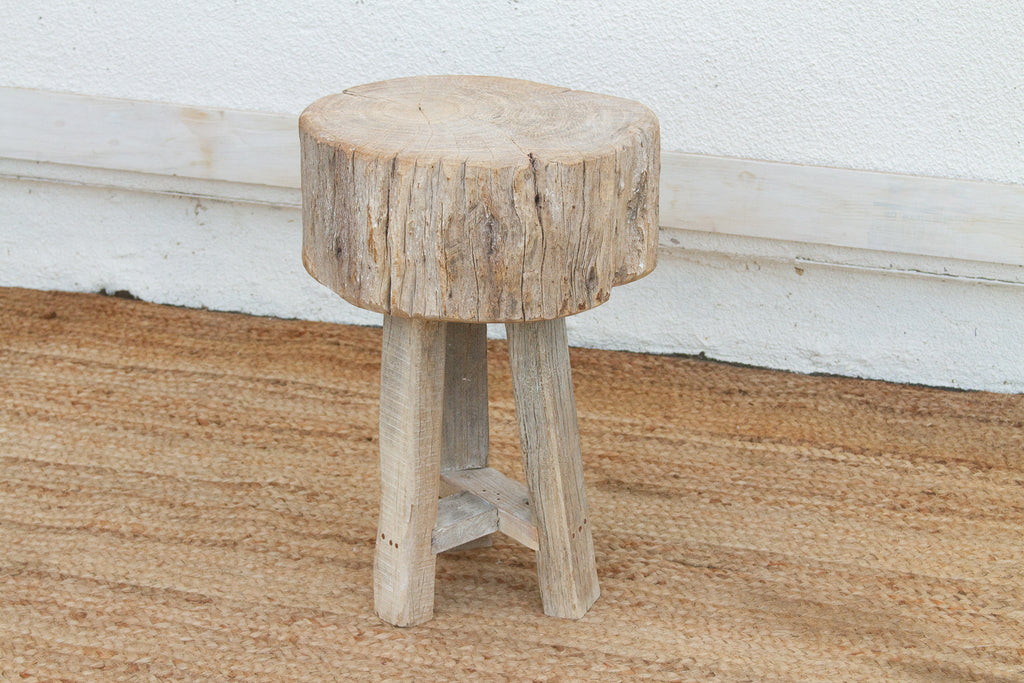 Bleached Solid Slab Wood Table (Trade)