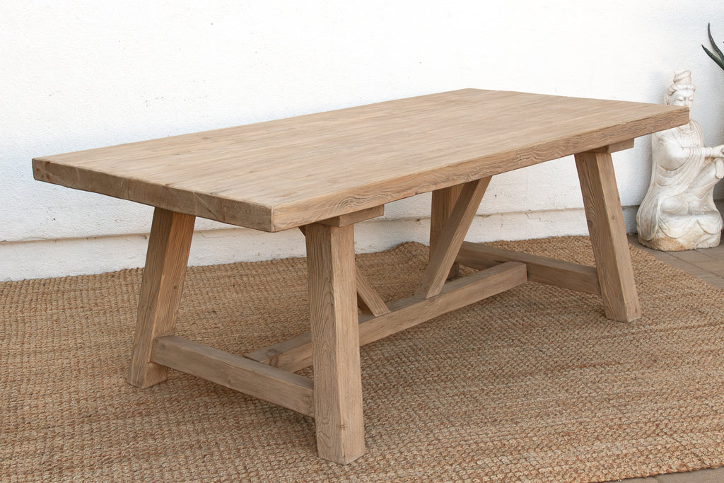 The Chablis, Thick Top Tavern Trestle Table
