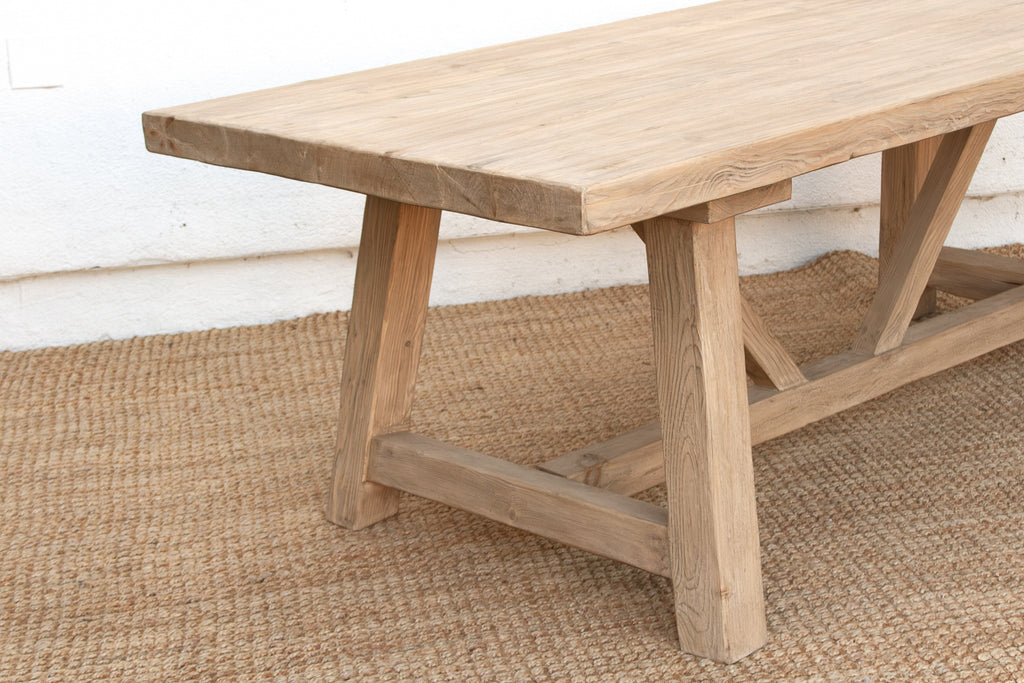 The Chablis, Thick Top Tavern Trestle Table
