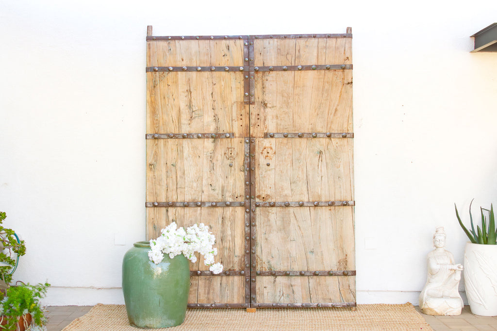 The Silk Road Gates, Monumental Pair of Chinese Doors