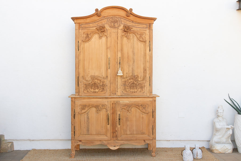 19th Century French Provincial Buffet Deux Corps
