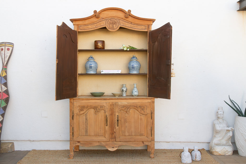 19th Century French Provincial Buffet Deux Corps