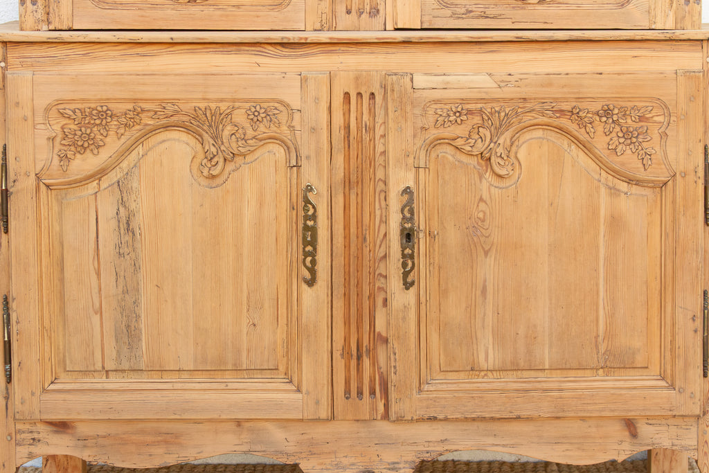 19th Century French Provincial Buffet Deux Corps