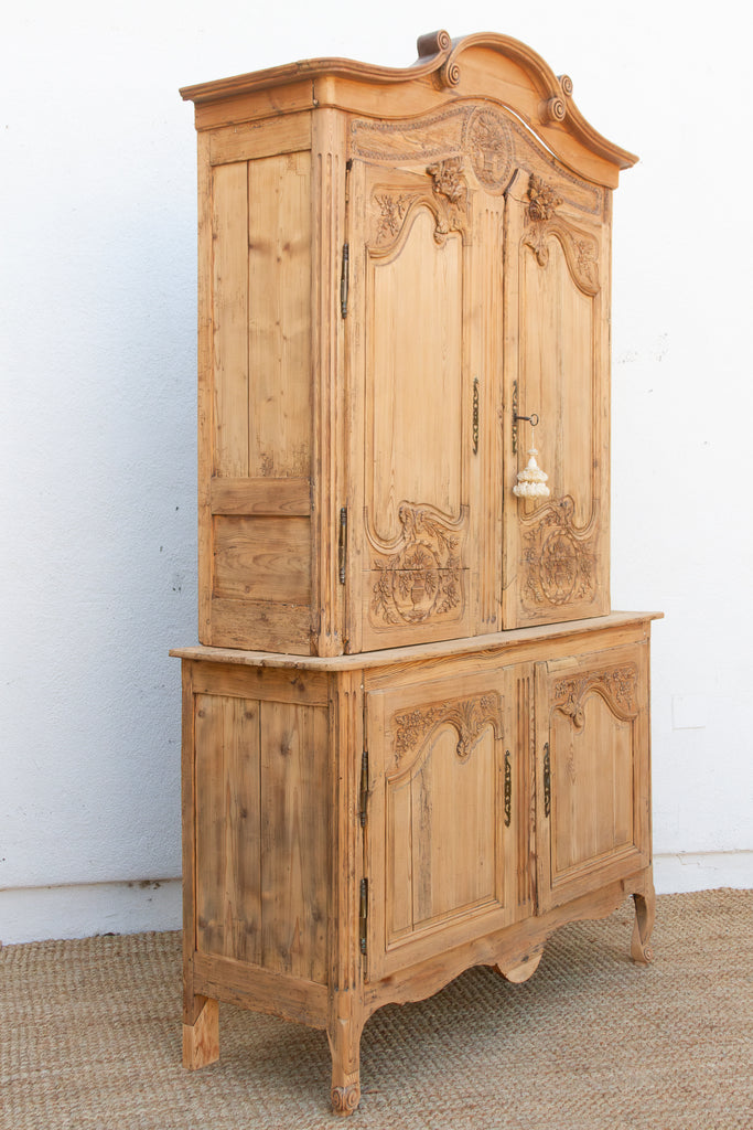19th Century French Provincial Buffet Deux Corps