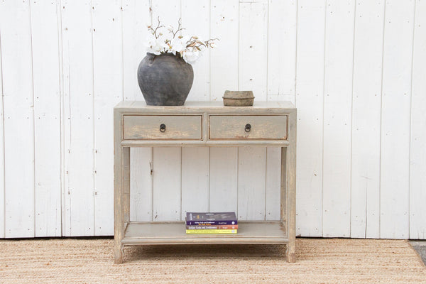 Country Style Painted Console Table