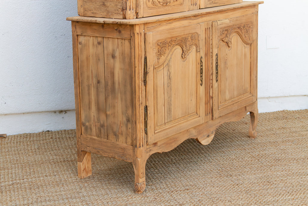 19th Century French Provincial Buffet Deux Corps
