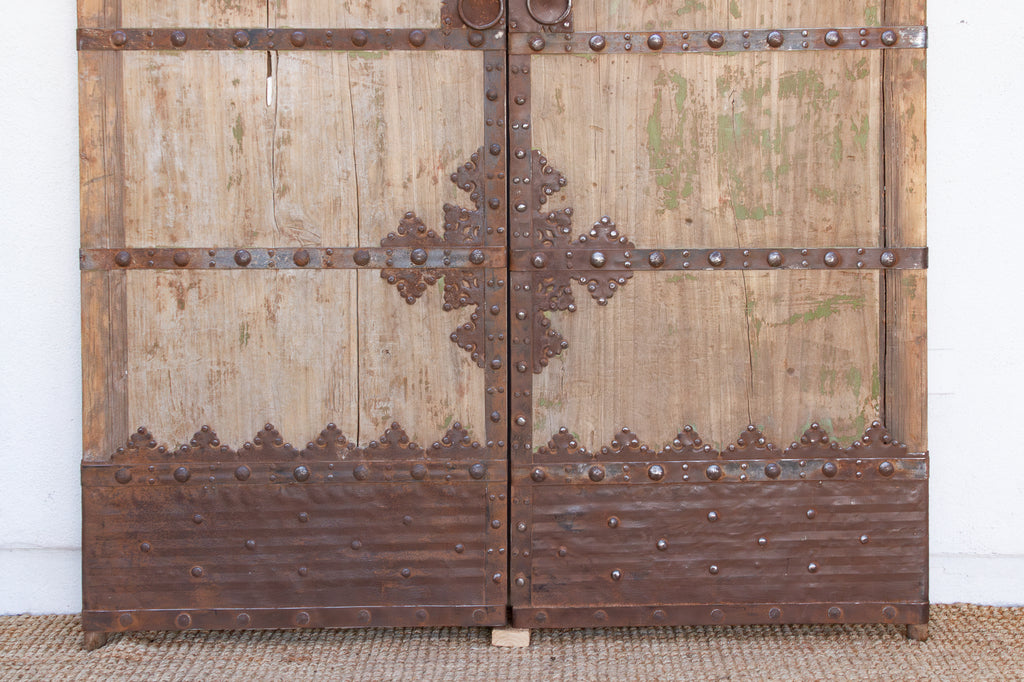 Antique Hand Forged Robust Entrance Doors