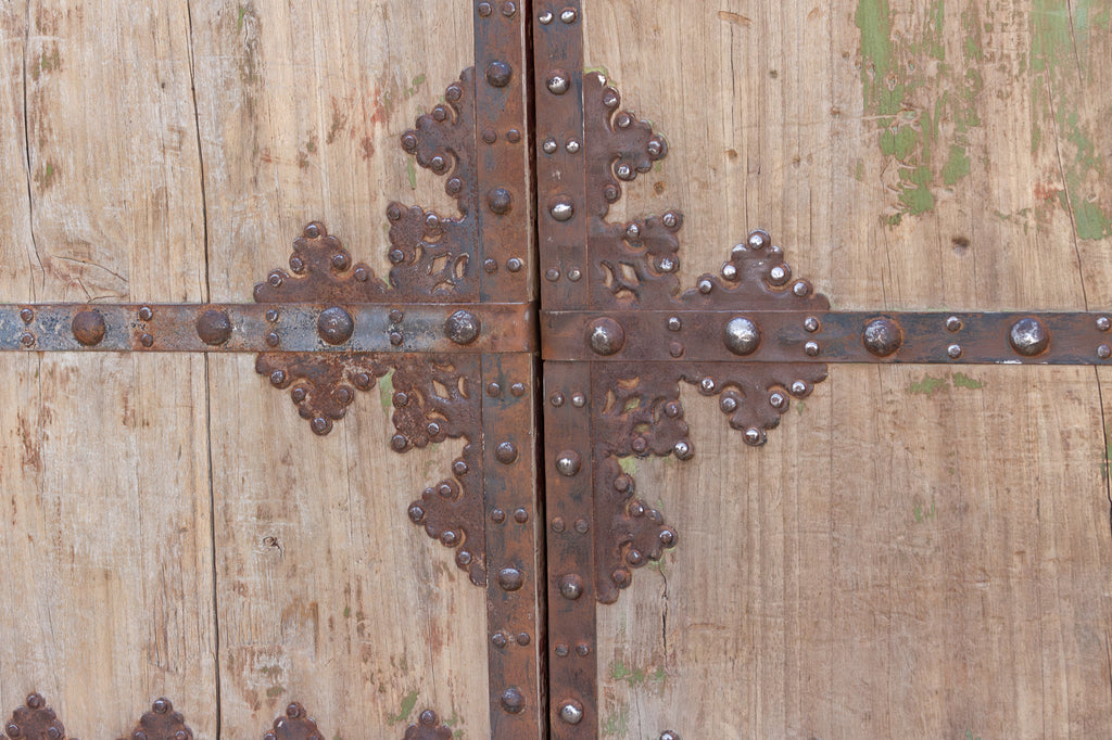 Antique Hand Forged Robust Entrance Doors