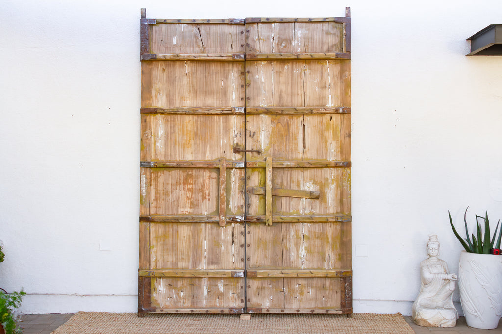 Antique Hand Forged Robust Entrance Doors
