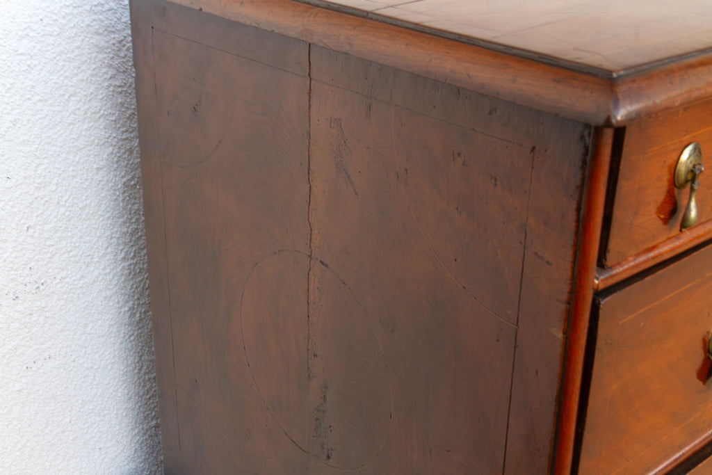 Antique English William & May Chest on Stand