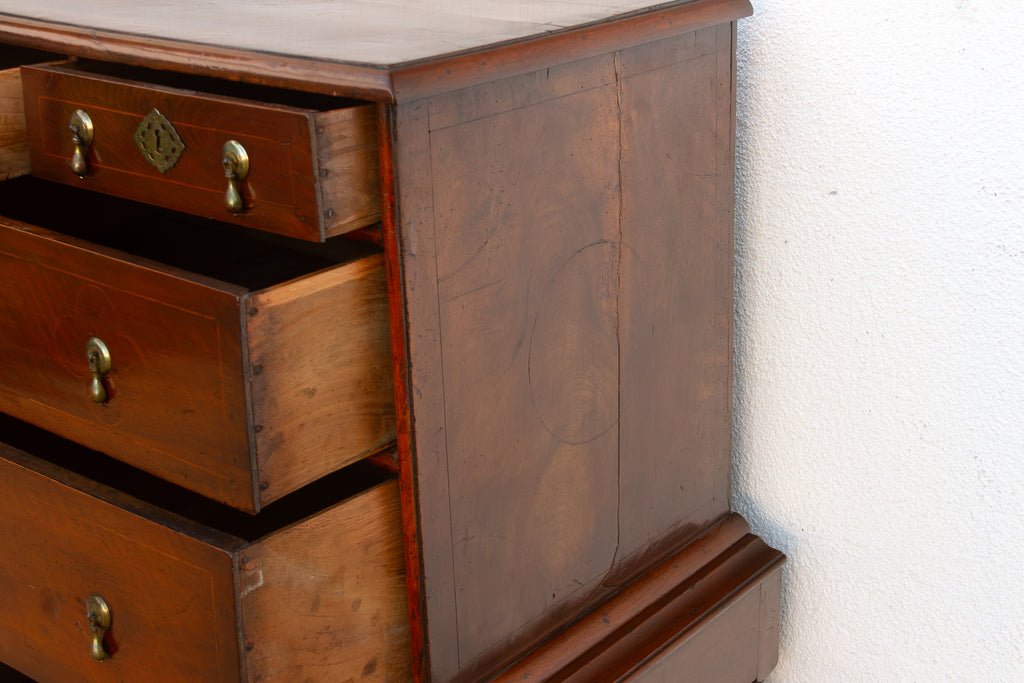 Antique English William & May Chest on Stand