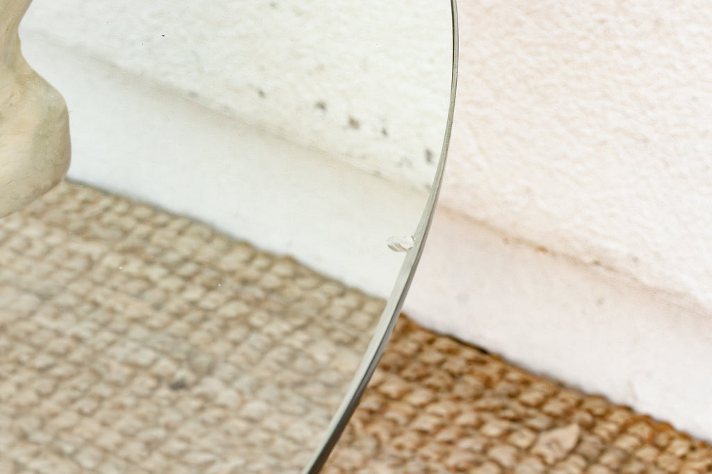 Sculptural Teak Freeform Round Dining Table