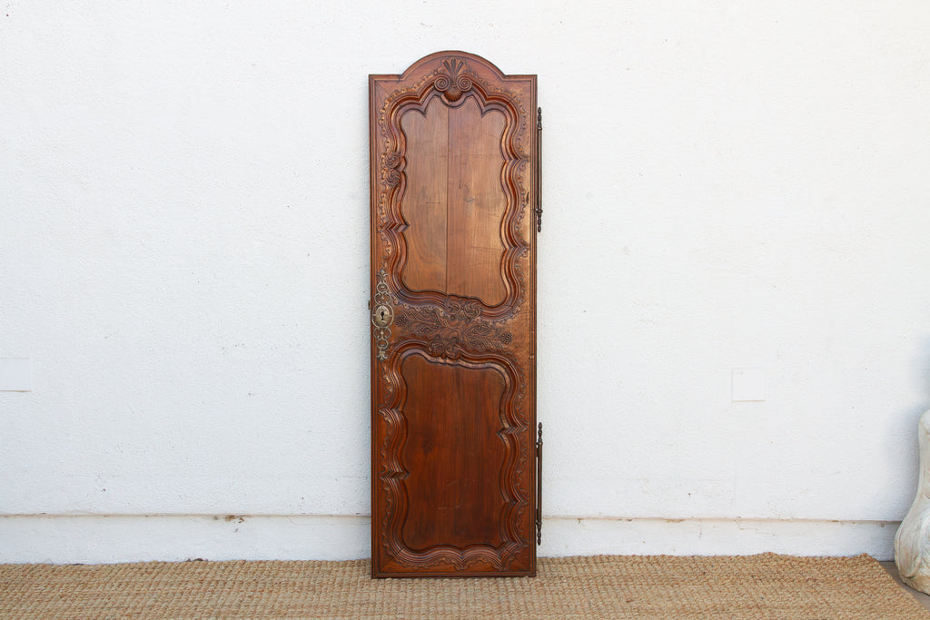 Mid-19th Century French Carved Walnut Door (Trade)