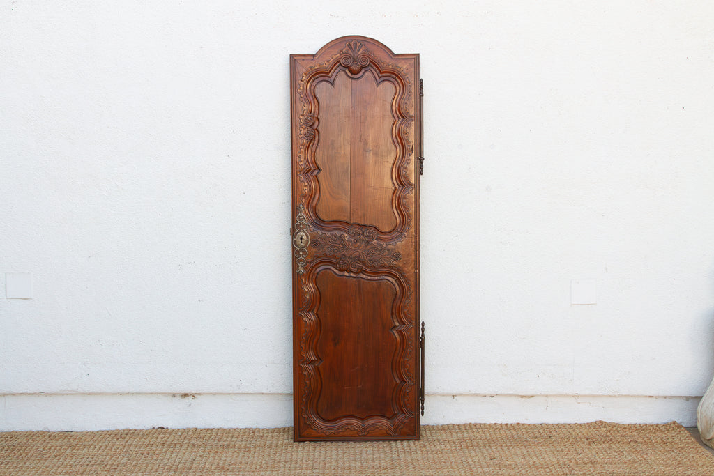 Mid-19th Century French Carved Walnut Door (Trade)
