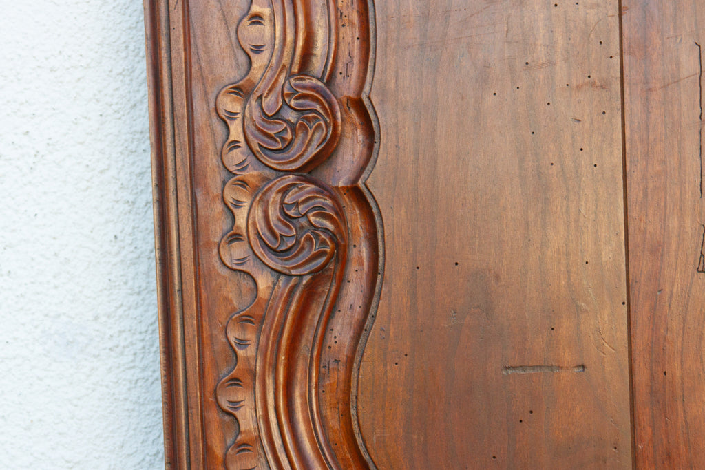 Mid-19th Century French Carved Walnut Door (Trade)