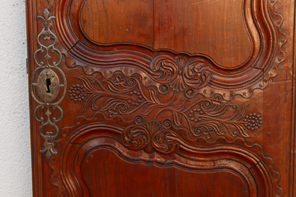 Mid-19th Century French Carved Walnut Door (Trade)