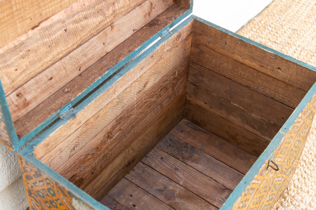 Vintage Moroccan Hand-Painted Chest (Trade)