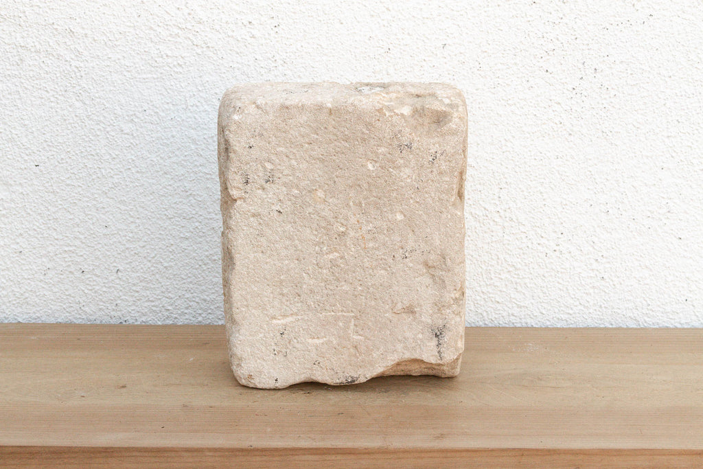 Primitive Carved Stone Inidan Niche