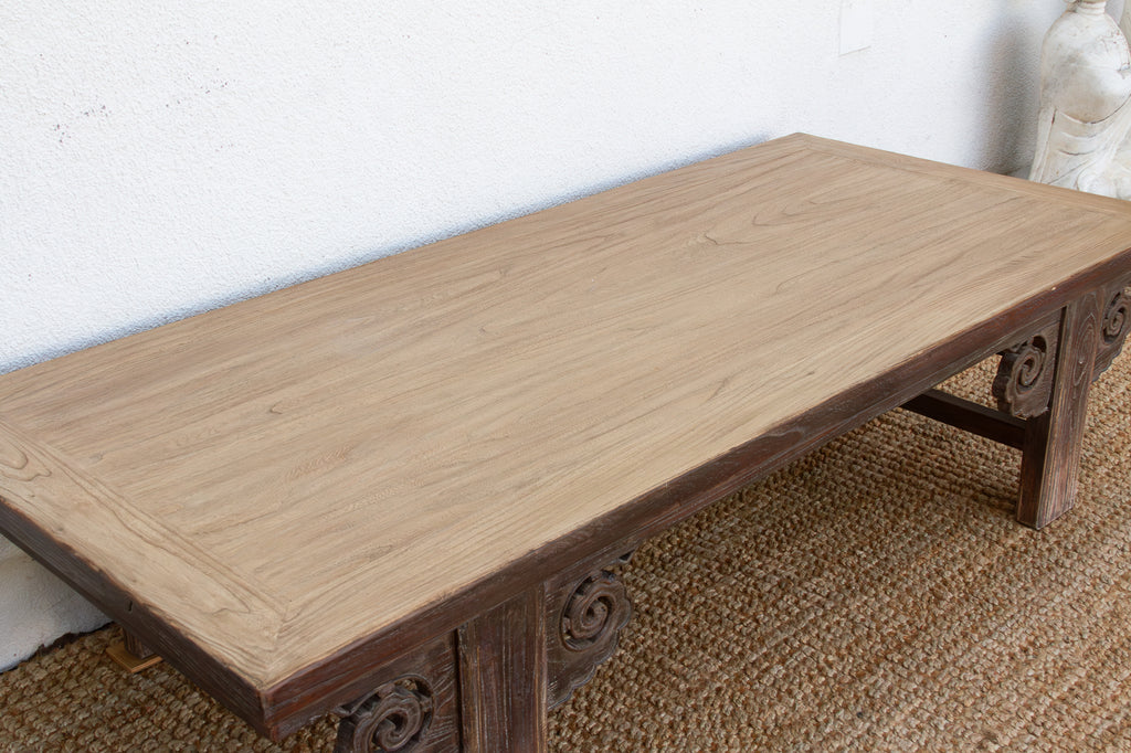 Large Elegant Ming Dynasty Style Coffee Table (Trade)