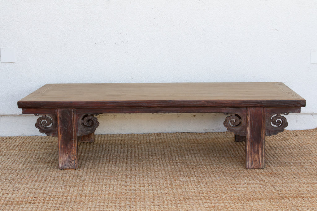 Large Elegant Ming Dynasty Style Coffee Table (Trade)