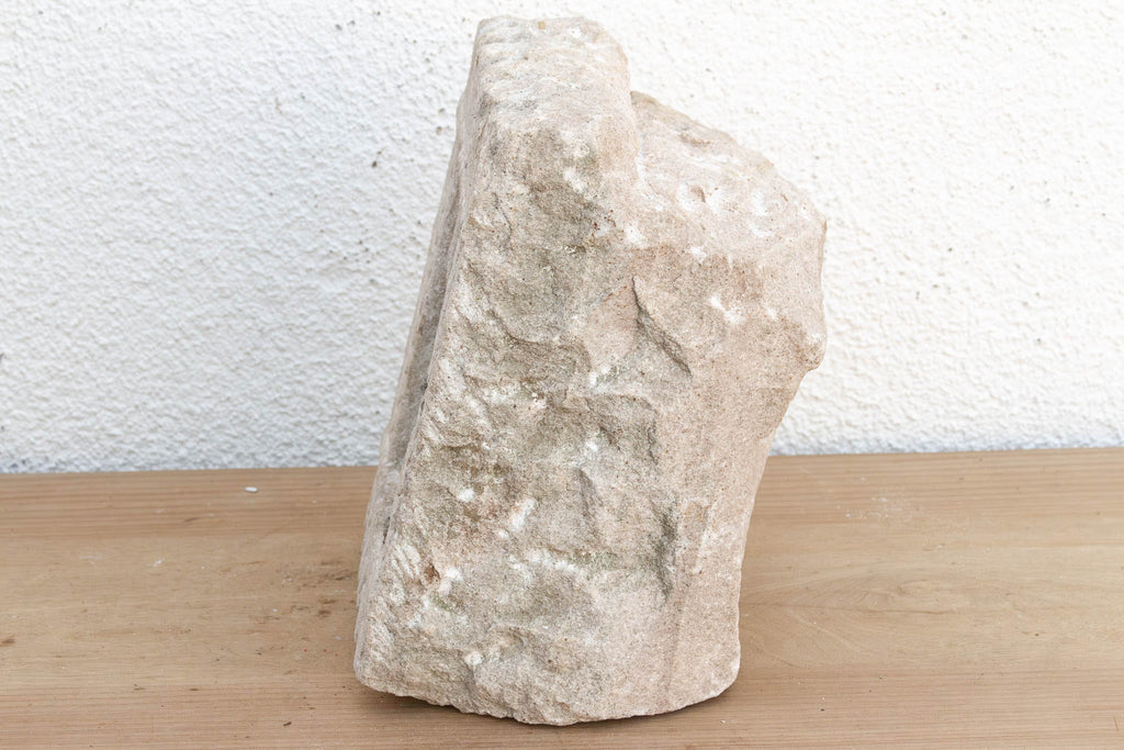 Bleached Carved Stone, Temple Antique Niche