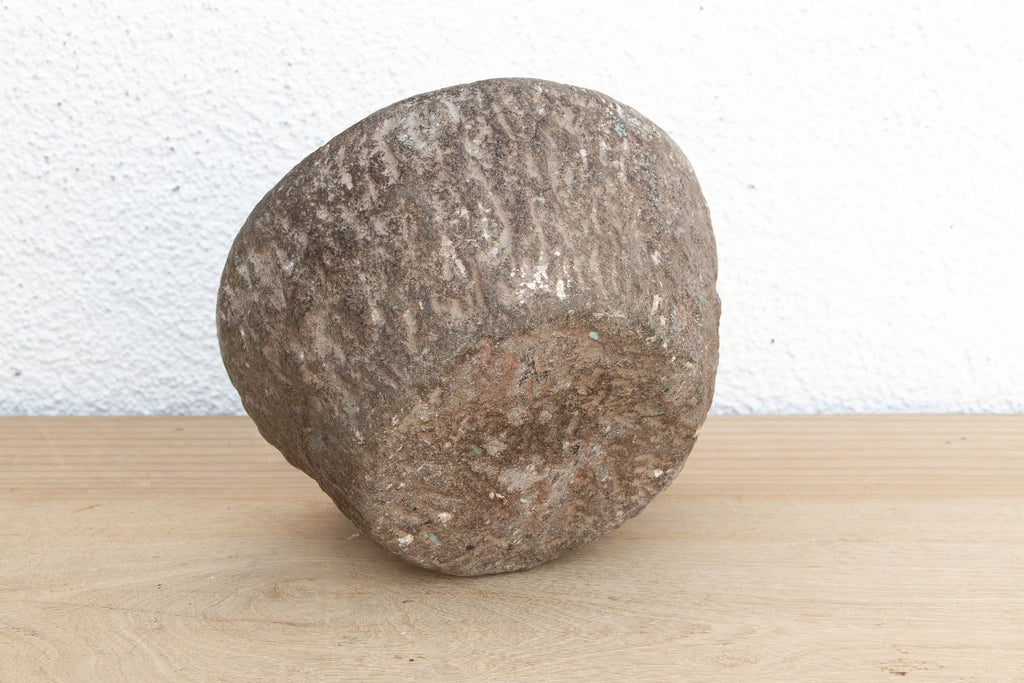 Old World Stone Mortar Bowl