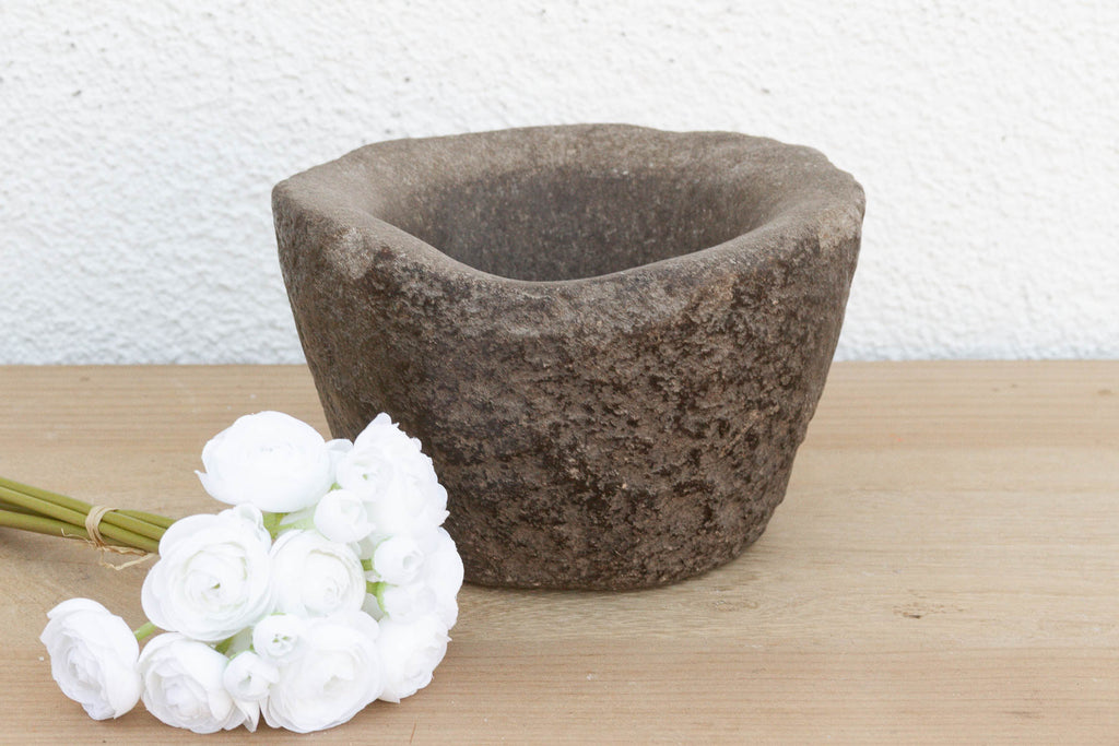 Rustic Wabi Sabi Stone Basin