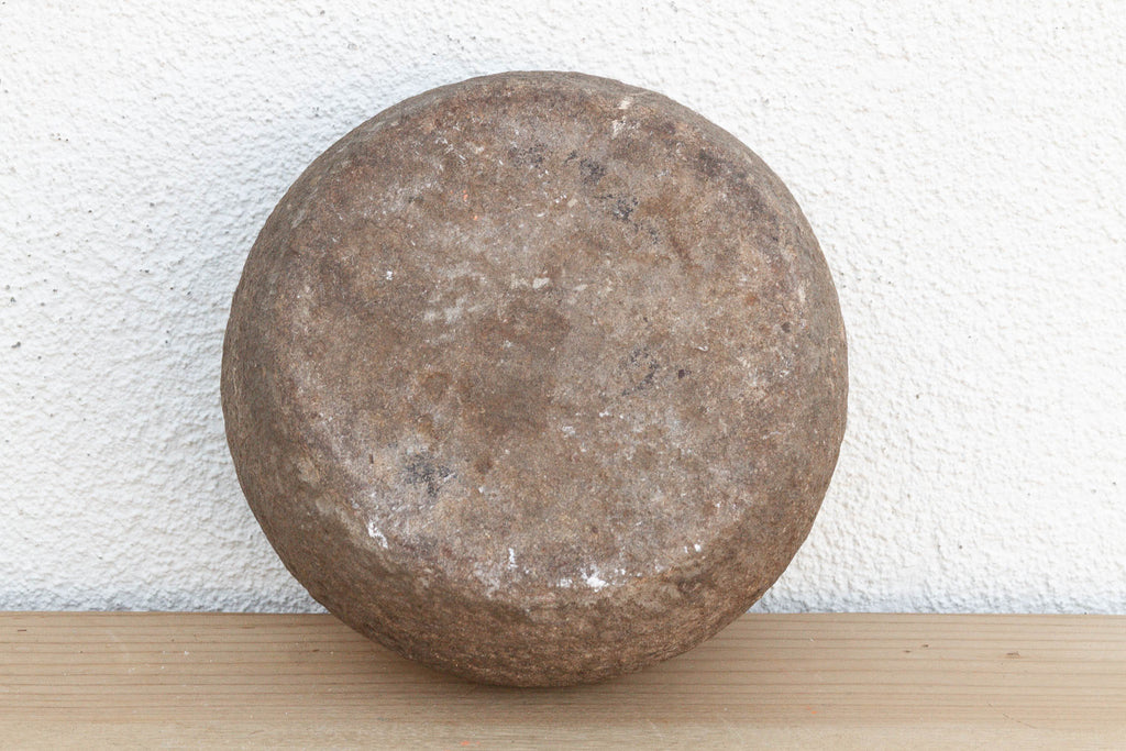 Antique Carved Stone Spice Kitchen Bowl