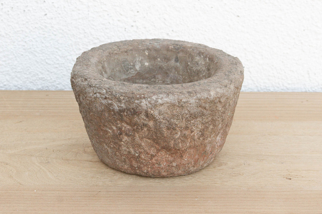 Organic Modern Hewn Stone Bowl