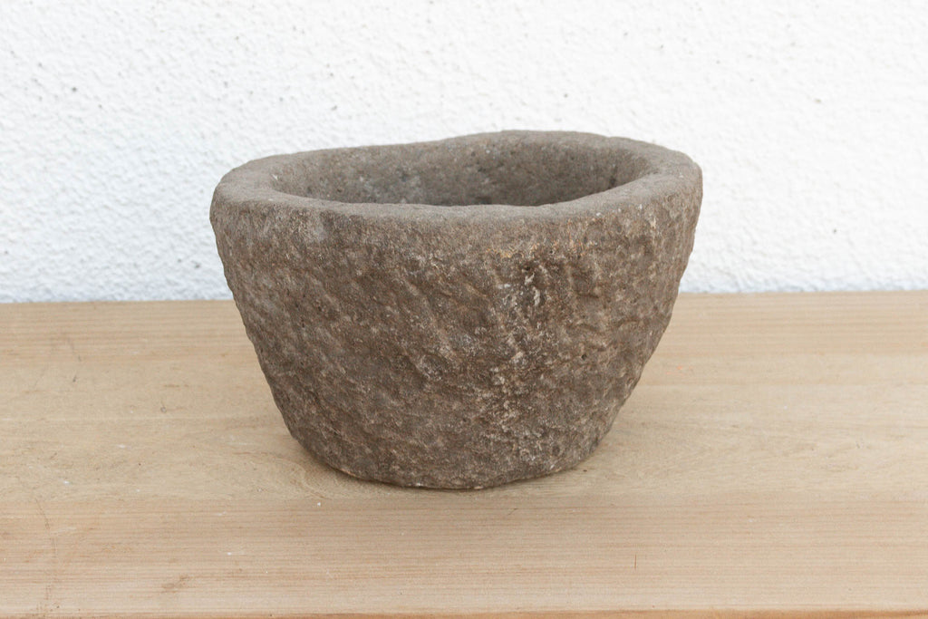 Large Stone Apothecary Mortar Bowl