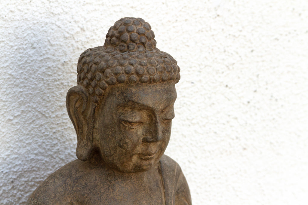 Old Stone Peaceful Garden Buddha